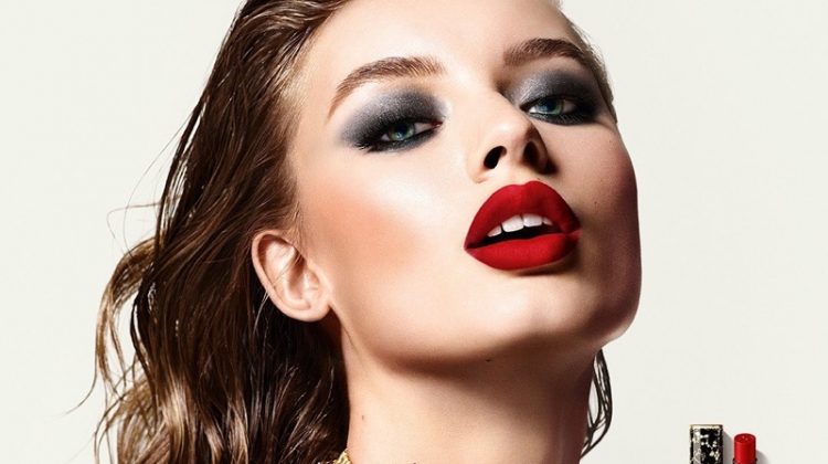 Dolce & Gabbana unveils Passionlips Lipstick campaign with Giulia Maenza.