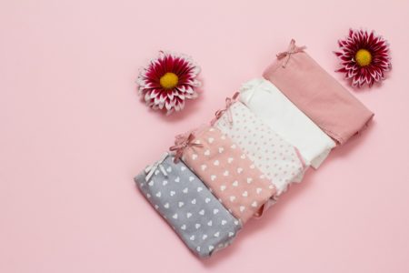 How To Prevent Feminine Odor Folded Women's Underwear Flowers