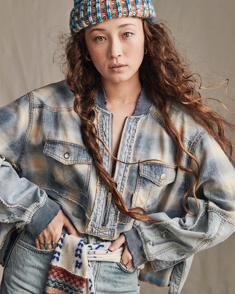 Havana Liu fronts Free People fall 2020 catalog.