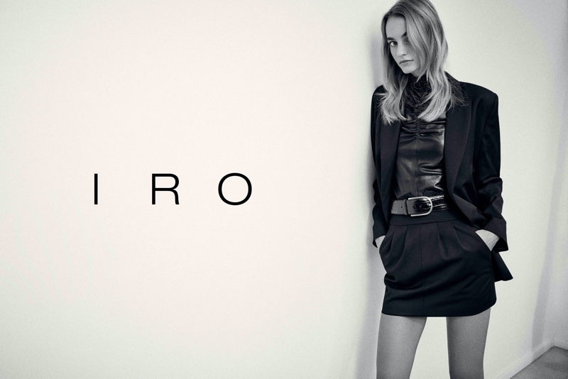 An image from IRO's fall 2020 advertising campaign.