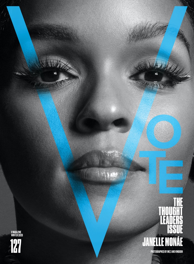 Janelle Monae on V Magazine #127 Cover. Photo: Inez & Vinoodh