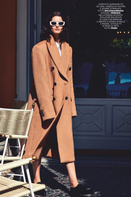 Katlin Aas Poses in Statement Styles for Marie Claire Italy Katlin Aas Poses in Statement Styles for Marie Claire Italy