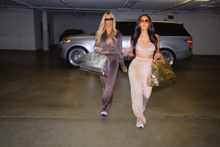 Kim Kardashian Joins Paris Hilton for SKIMS Velour Collection Paris Hilton and Kim Kardashian star in SKIMS Velour campaign.