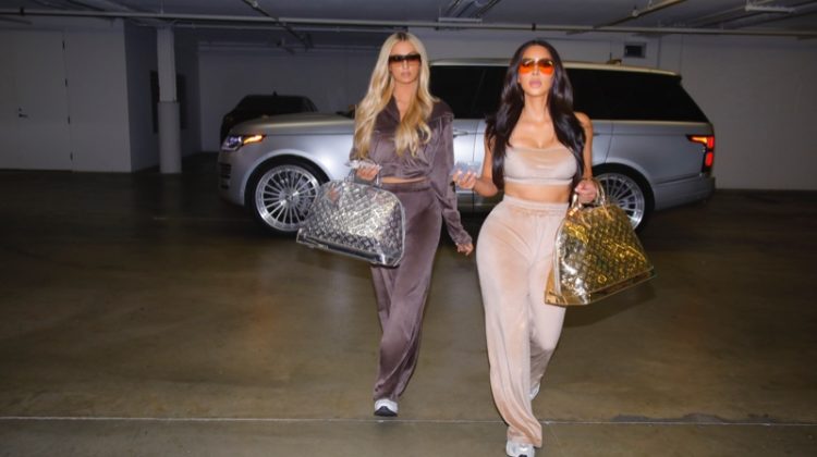 Kim Kardashian Joins Paris Hilton for SKIMS Velour Collection