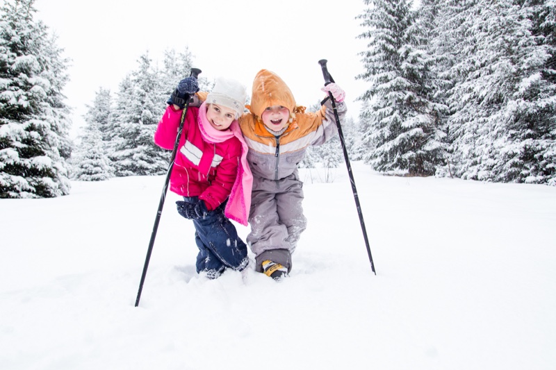 Little Girls Snow Mountain Winter Clothes Jackets