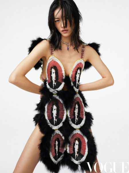 Liu Wen Poses in Statement Styles for Vogue China Liu Wen Poses in Statement Styles for Vogue China