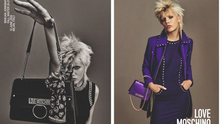 Marjan Jonkman Rocks Love Moschino Fall 2020 Campaign
