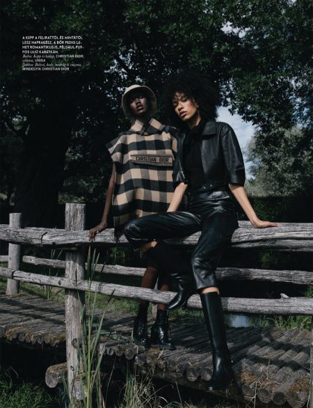 Gode, Adama & Tyvanni Wear Modern Retro Looks for ELLE Hungary Gode, Adama & Tyvanni Wear Modern Retro Looks for ELLE Hungary