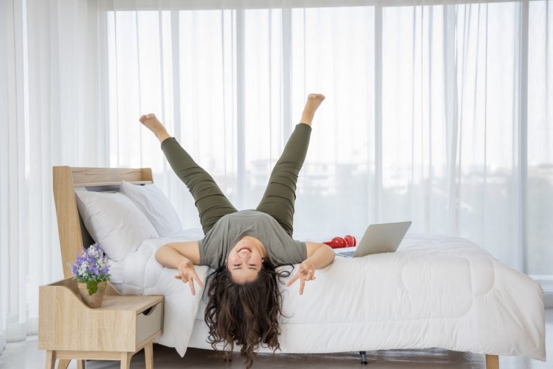 Plus Size Model Bed