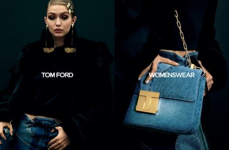 Gigi Hadid fronts Tom Ford fall-winter 2020 campaign.