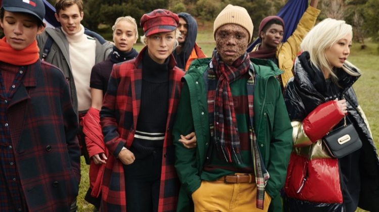 Carolyn, Jasmine, Soo Joo Layer Up in Tommy Hilfiger Fall 2020 Campaign