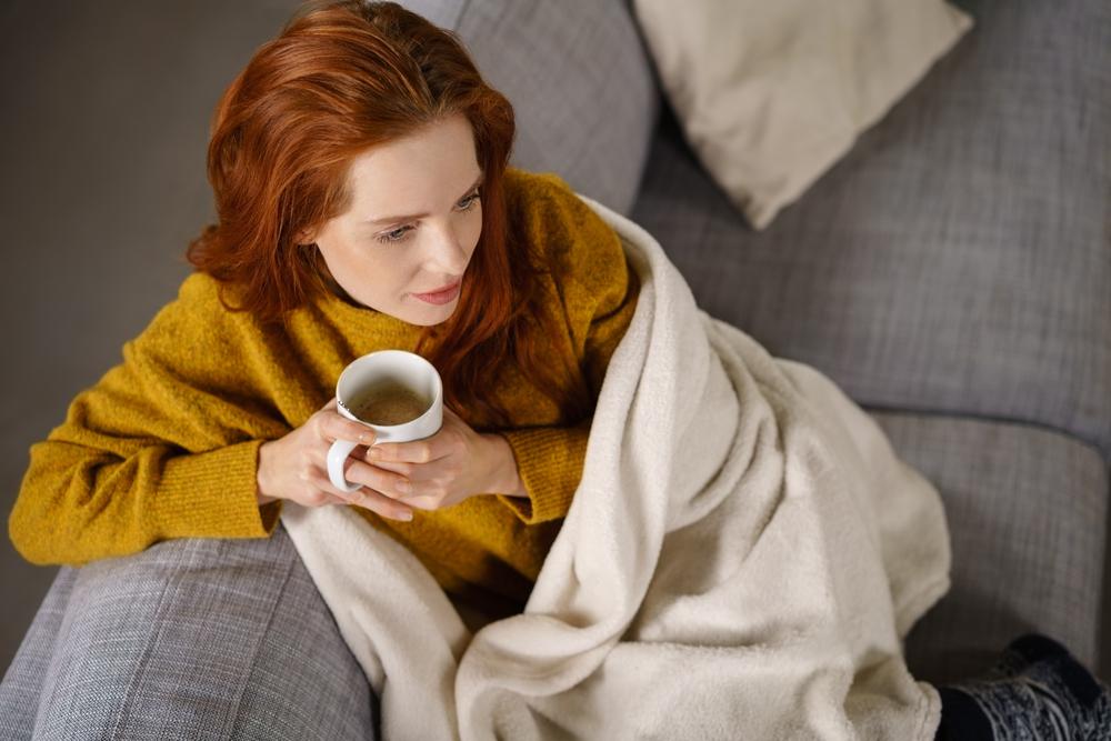 Woman Enjoying Cup of Tea