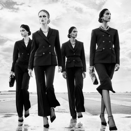 Rianne, Mona, Sacha, Mika Are on the Go in Zara Fall 2020 Campaign Mika Schneider, Rianne van Rompaey, Sacha Quenby, and Mona Tougaard star in Zara fall-winter 2020 campaign.