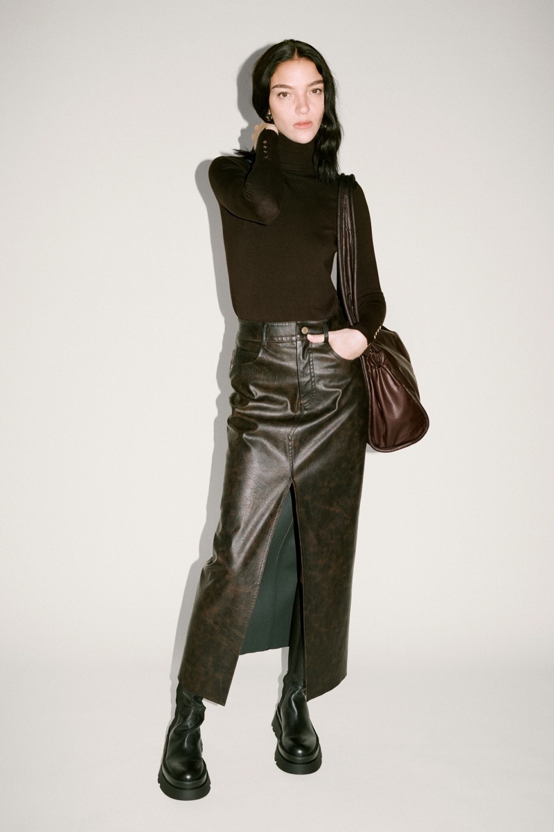 Zara Faux Leather Fall 2020 Trend