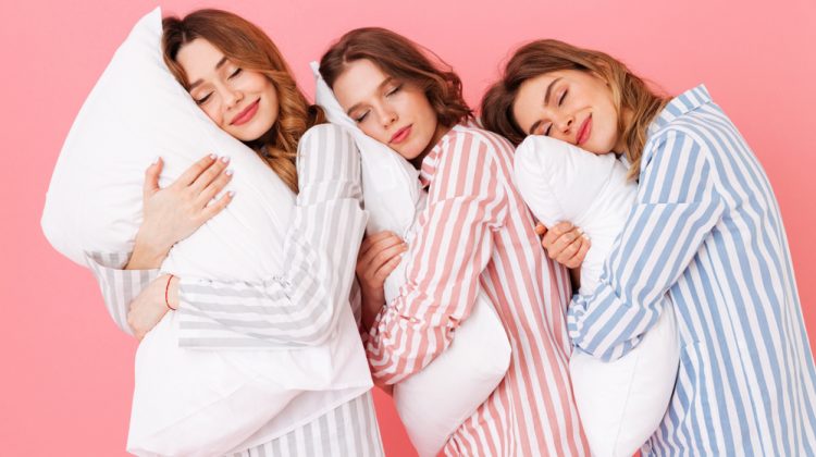 3 Models in Matching Pajamas