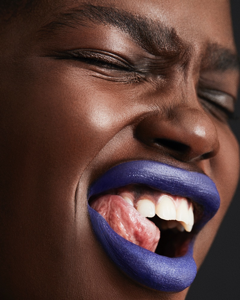 Aamito Lagum Models Bold Makeup in M Magazine Milenio