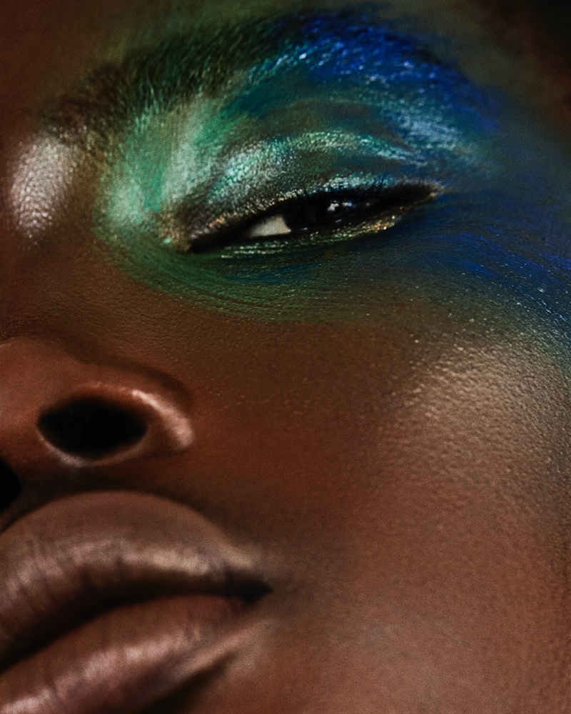 Aamito Lagum Models Bold Makeup in M Magazine Milenio
