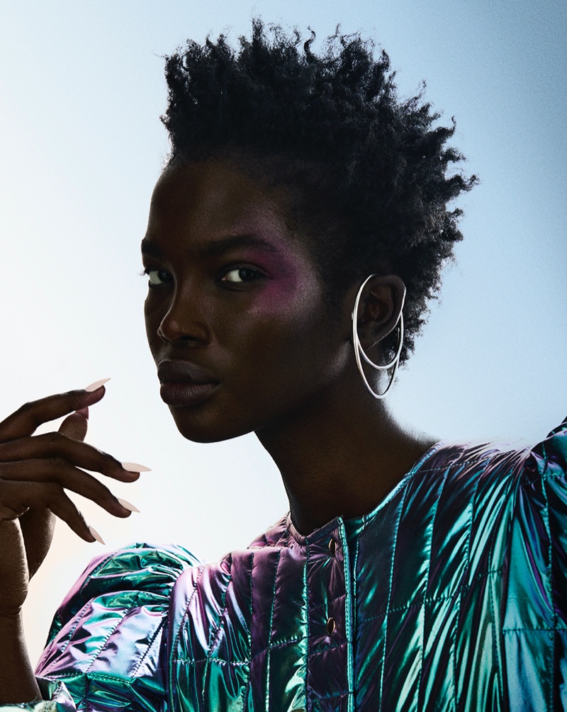 Aamito Lagum Models Bold Makeup in M Magazine Milenio