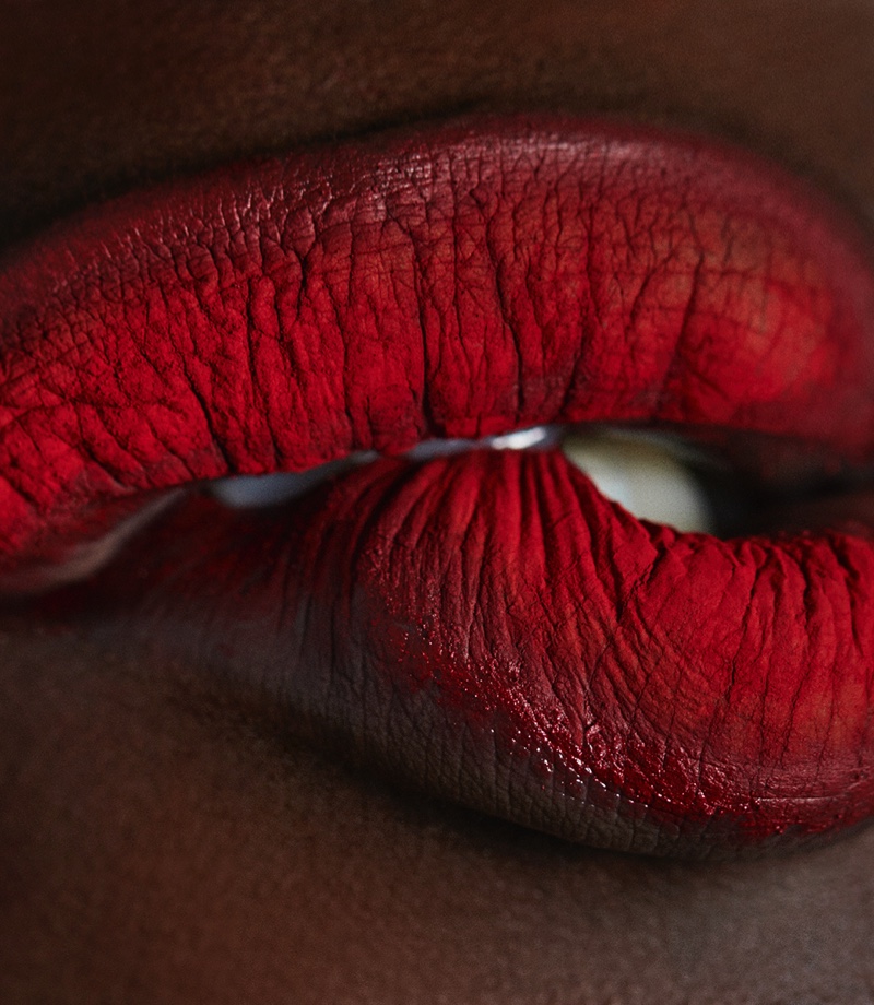 Aamito Lagum Models Bold Makeup in M Magazine Milenio