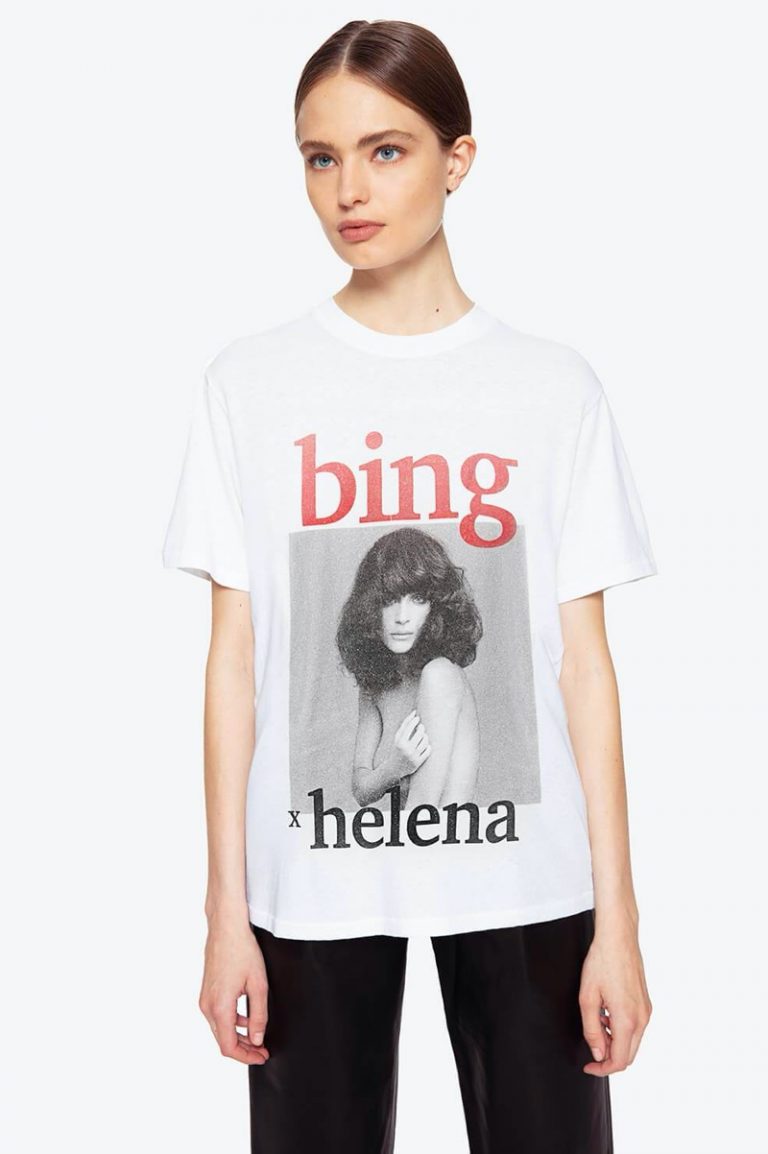 Helena Christensen x Anine Bing Holiday Campaign