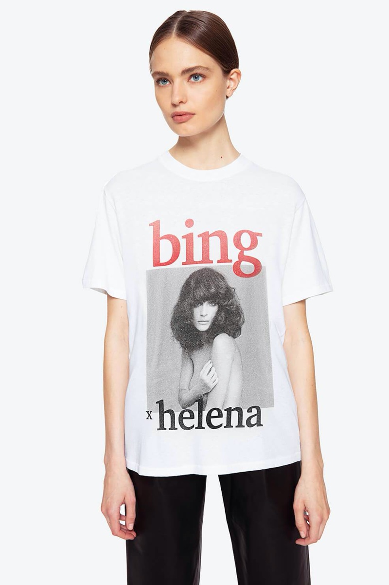 Anine Bing x Helena Christensen Lili Tee $99