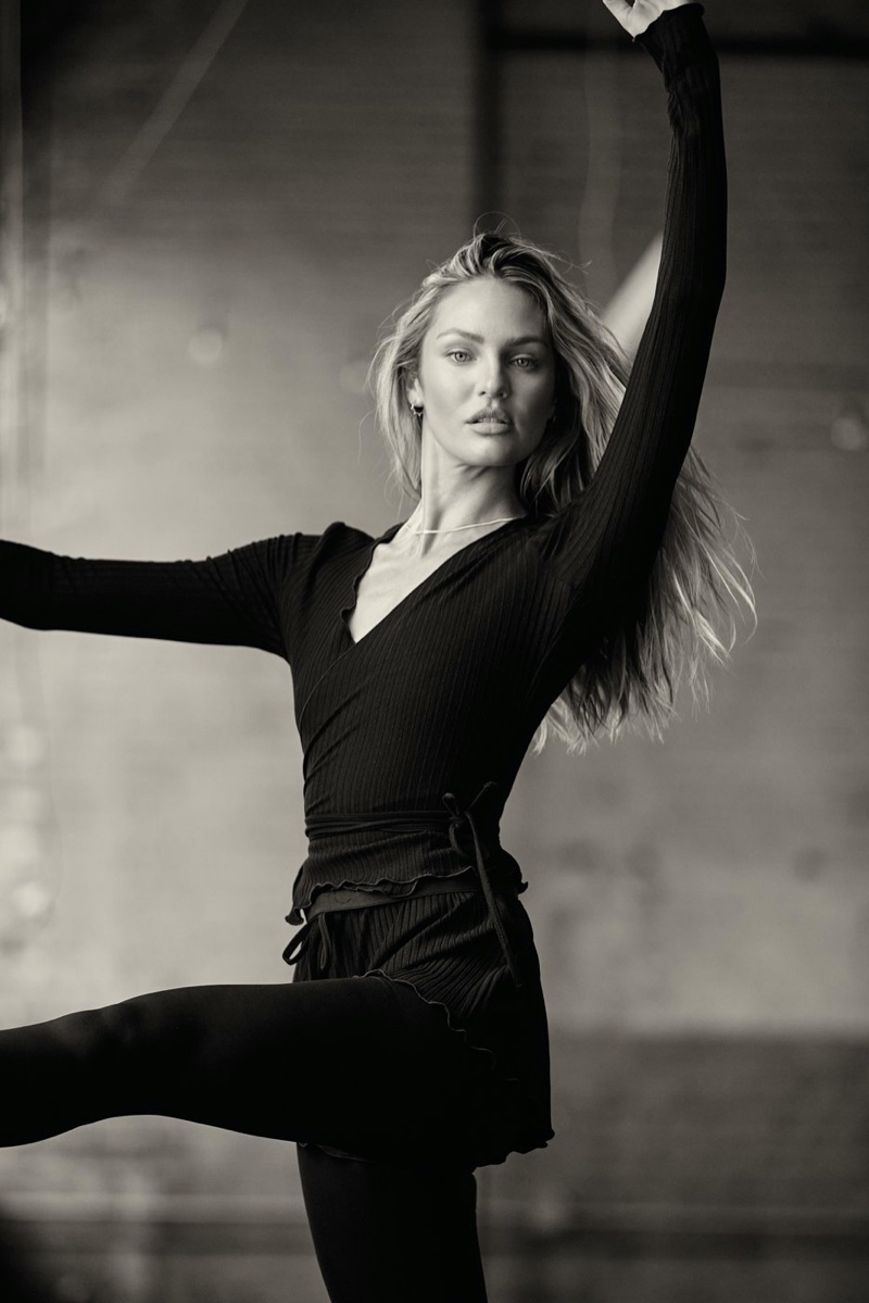 Candice Swanepoel shows off her moves in Tropic of C Movement campaign.