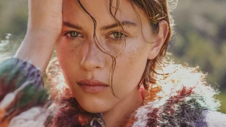 Georgia Fowler Poses Outdoors in Dior for Marie Claire Australia