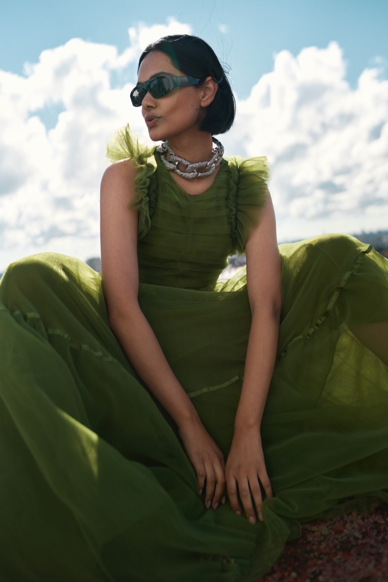Zinnia Kumar stars in H&M Conscious Exclusive fall-winter 2020 campaign.