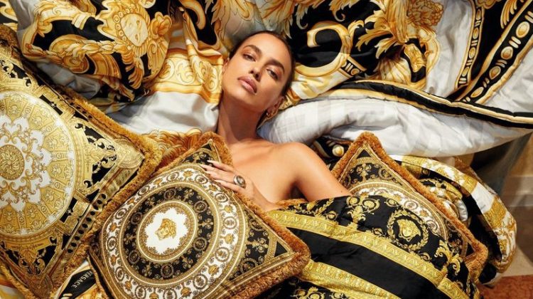 Irina Shayk Stuns in Versace for Vogue Czechoslovakia