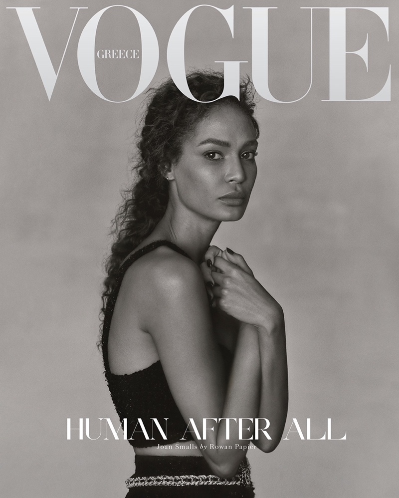 Joan Smalls on Vogue Greece December 2020 Cover.