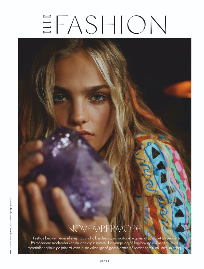 Josefine Lynderup Models Boho Looks for ELLE Denmark