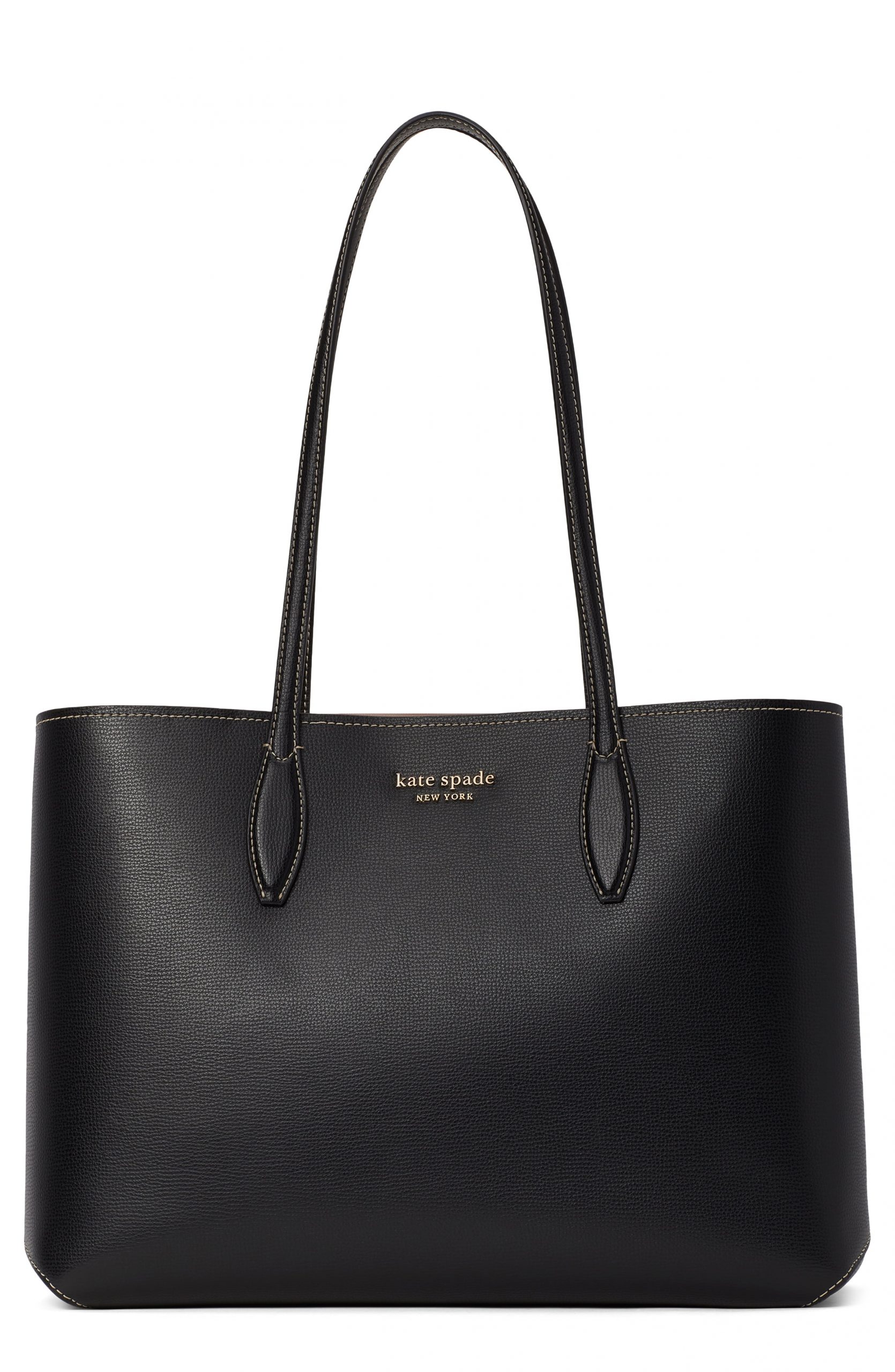 Kate Spade New York All Day Large Leather Tote - Black | Fashion Gone Rogue