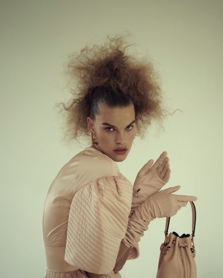 Kim Riekenberg Embraces Fendi Fashion for Dolce Vita Magazine Kim Riekenberg Embraces Fendi Fashion for Dolce Vita Magazine