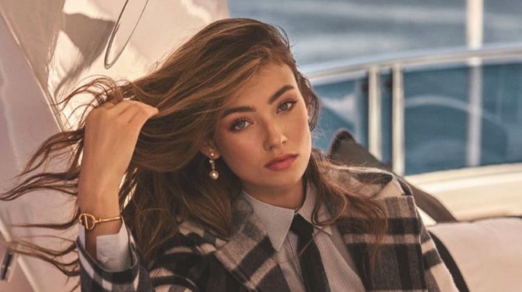 Lorena Rae Models Seafaring Styles for Harper’s Bazaar Greece