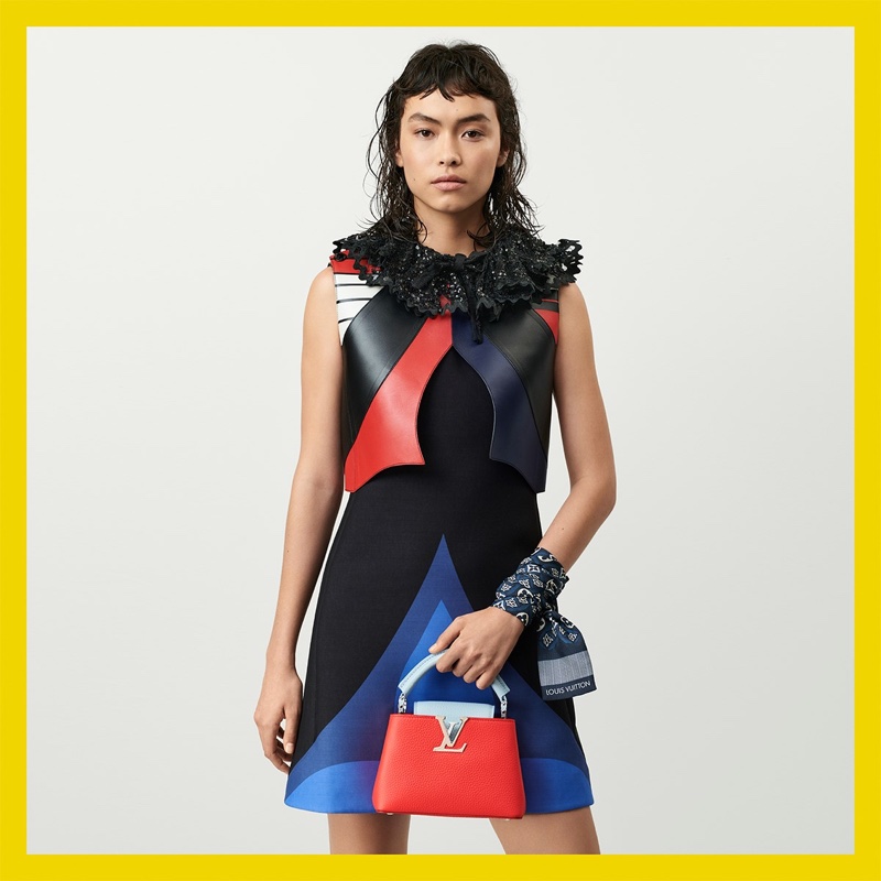 Maryel Uchida appears in Louis Vuitton resort 2021 campaign.