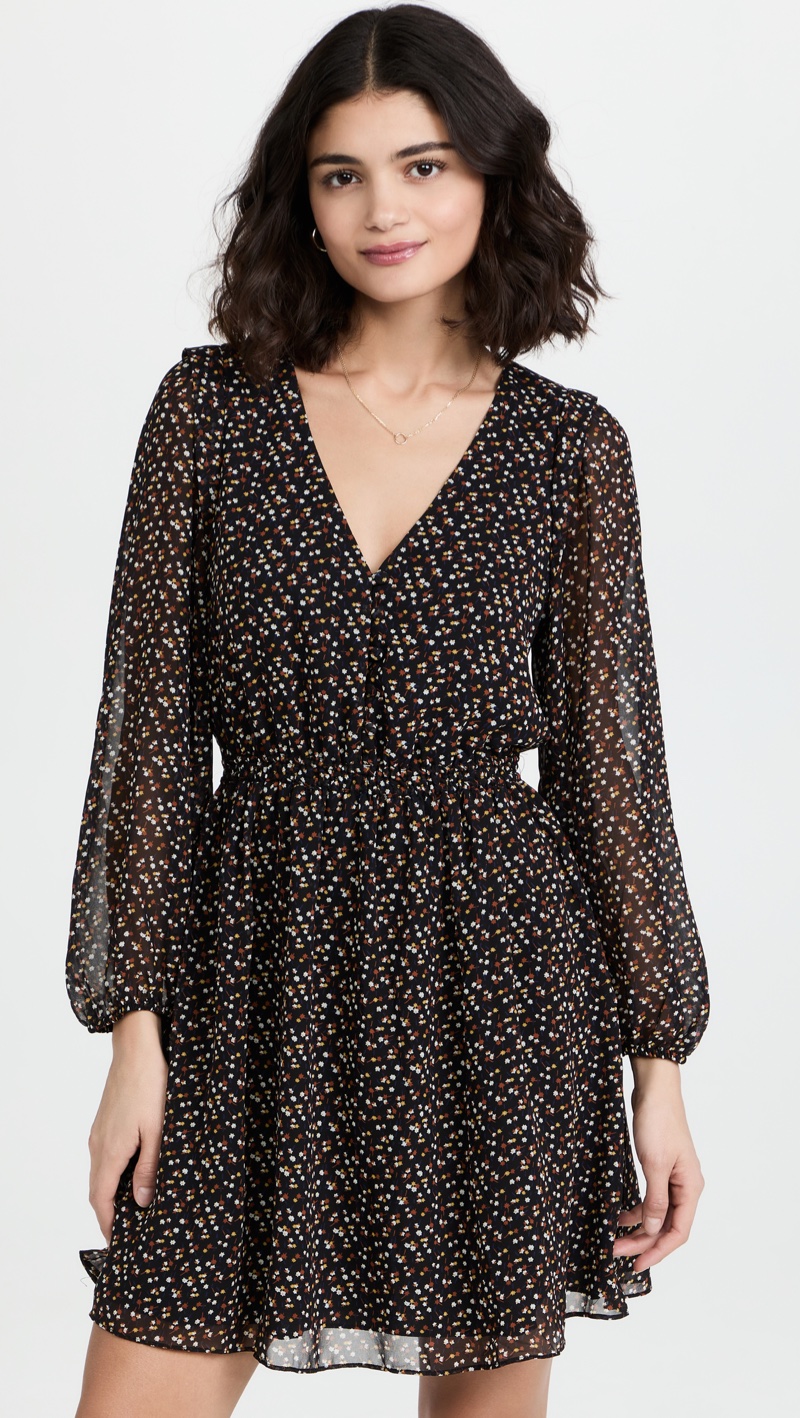 Madewell Resourced Georgette Mini Dress $138