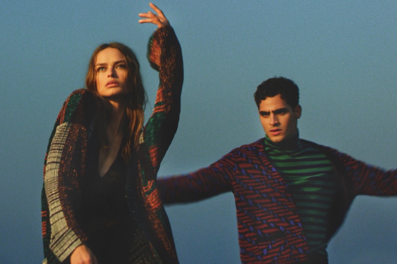 Missoni showcases its famous prints in winter 2020 campaign.