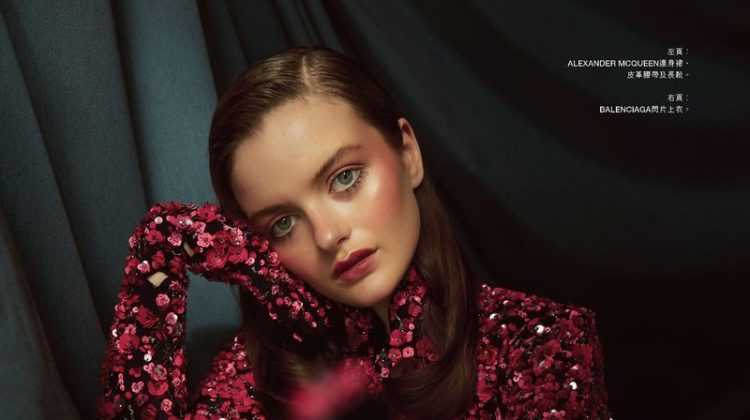 Nora Danielsson Models Statement Looks for Harper’s Bazaar Hong Kong