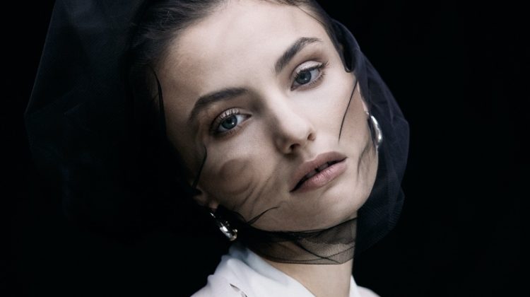 Paula Cioltean Poses in Chic Looks for Cosmopolitan Romania