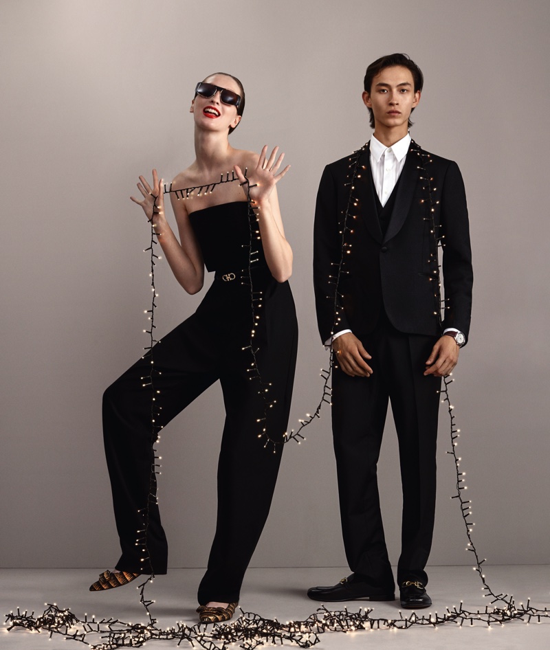 Salvatore Ferragamo gets festive for its Holiday 2020 campaign.