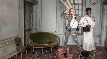 Natalia & Anok Celebrate With Tory Burch Holiday 2020 Campaign Natalia Vodianova and Anok Yai star in Tory Burch Holiday 2020 campaign.