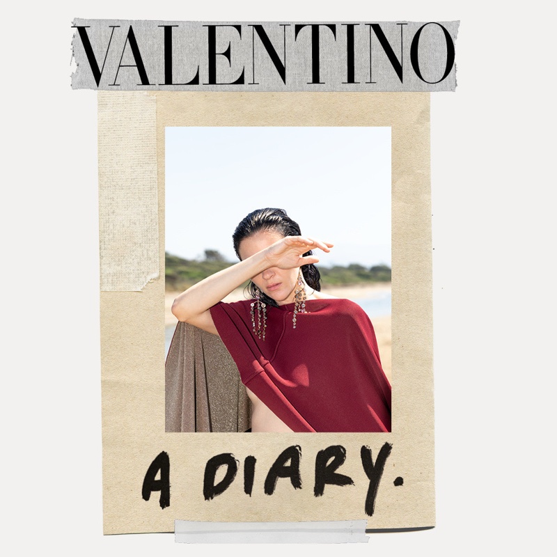 Valentino taps Mariacarla Boscono for resort 2021 campaign.