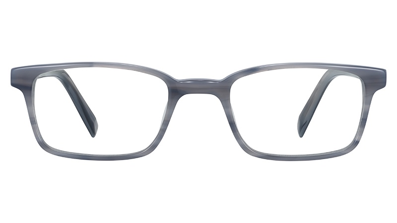 Warby Parker Langhorne Glasses in Marbled Grey $95