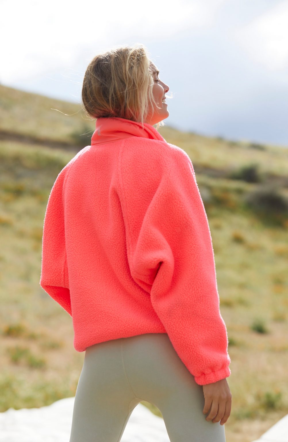 Women’s Free People Fp Movement Hit The Slopes Fleece Jacket, Size X