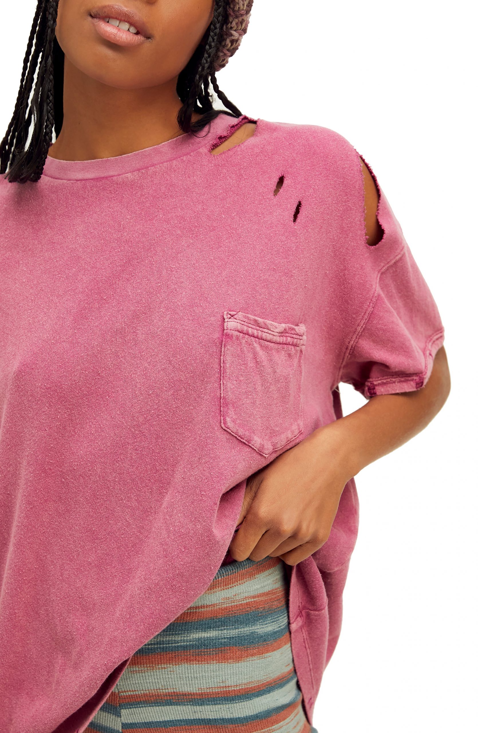 free people perfectly patched sweater