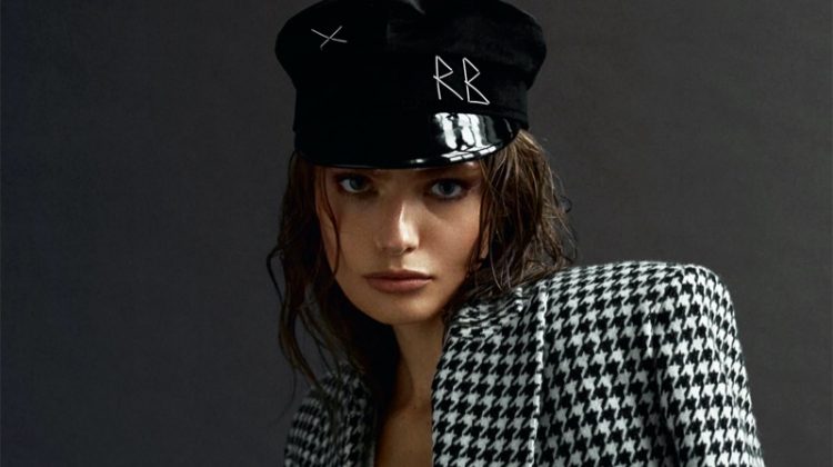 Anna Mila Guyenz Wears Graphic Styles for ELLE Croatia