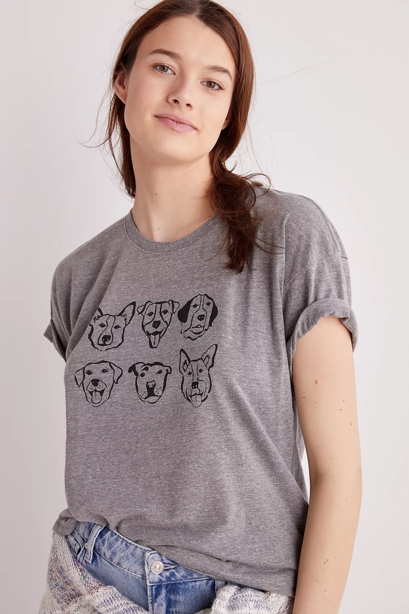 Anthropologie Pup Portrait Graphic Tee $58