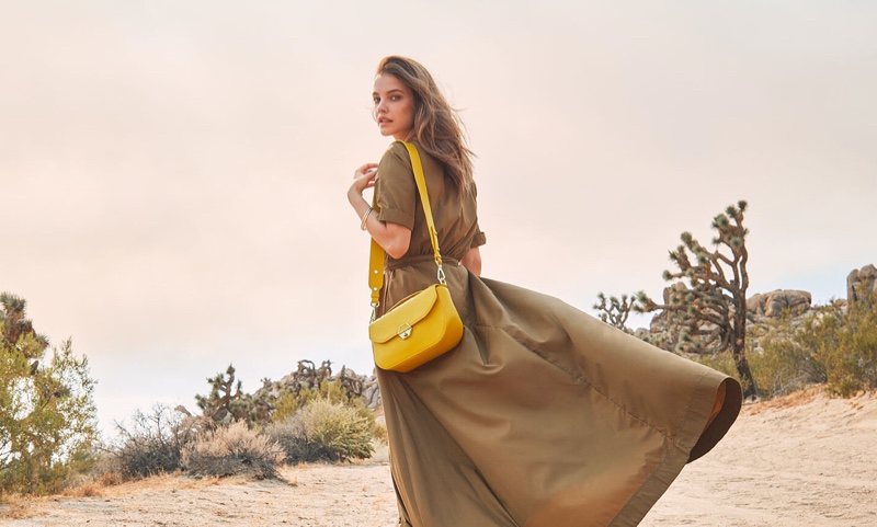 Lancaster's Delphino bag stands out in its spring-summer 2021 campaign.