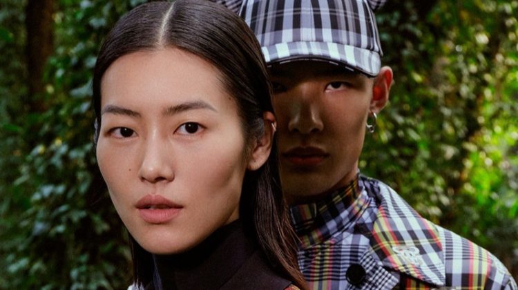 Liu Wen and Wang Xiangguo front Burberry Chinese New Year 2021 campaign.