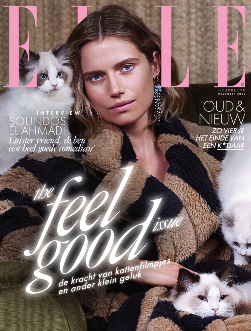 Cato Van Ee on ELLE Netherlands December 2020 Cover